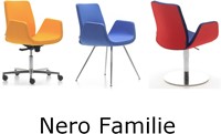 Bezoekersstoel Huislijn Nero Zwart-3