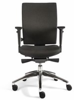Bureaustoel Van Hilten Edition Basic met Comfort Zitting en Rugleuning zwart - Oasis Zwart (9111)-3